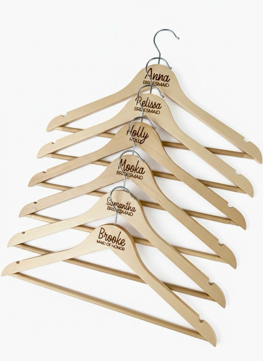 Wooden Wedding Hangers