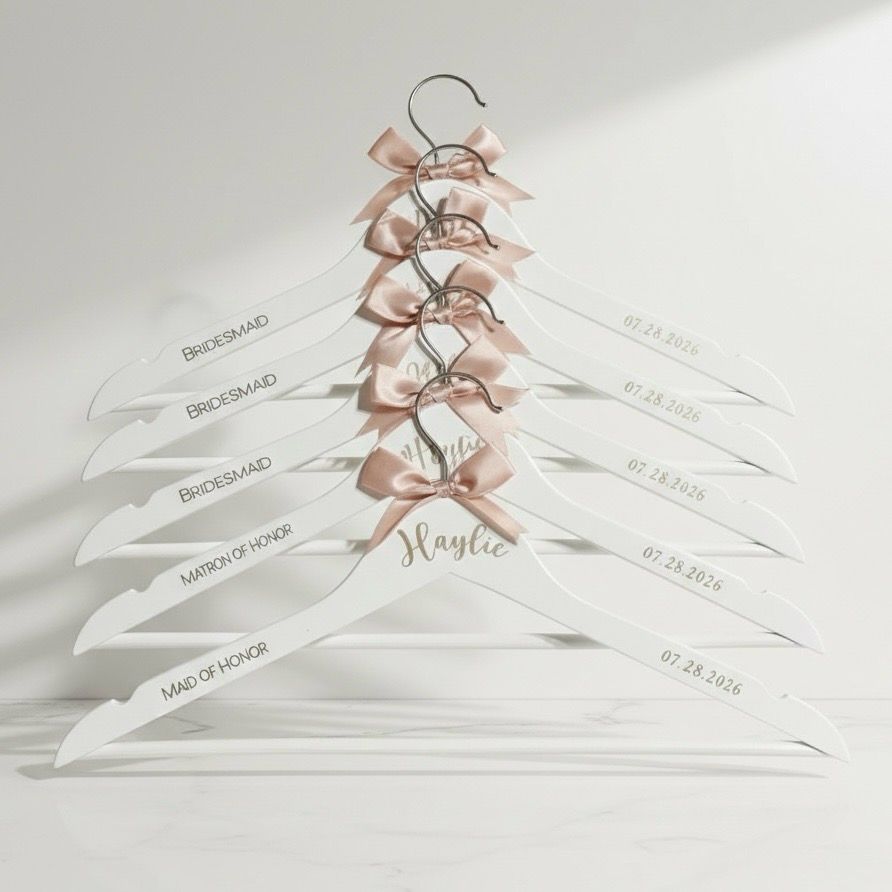 Wooden Wedding Hangers