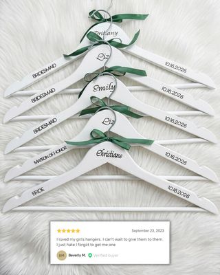 Wooden Wedding Hangers