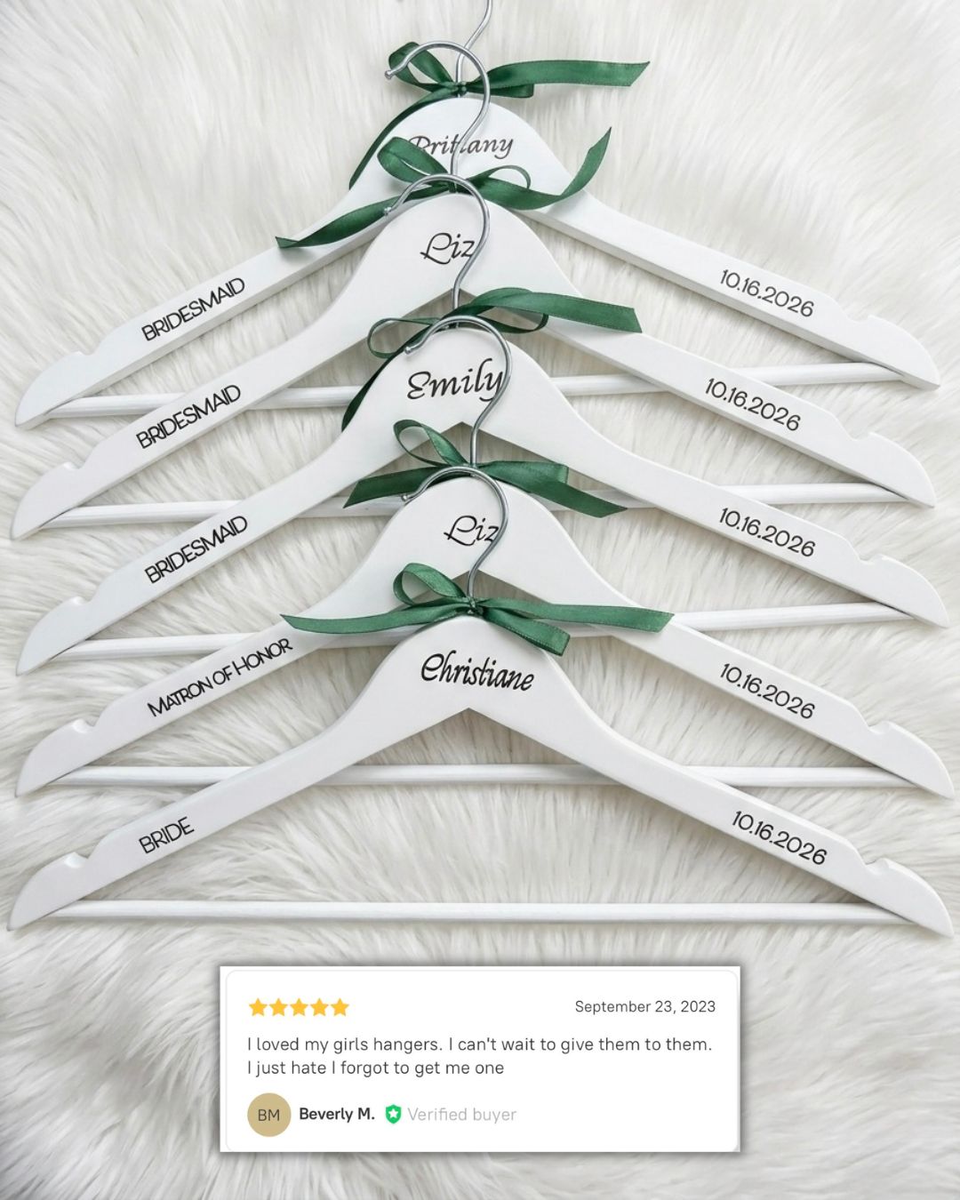 Wooden Wedding Hangers