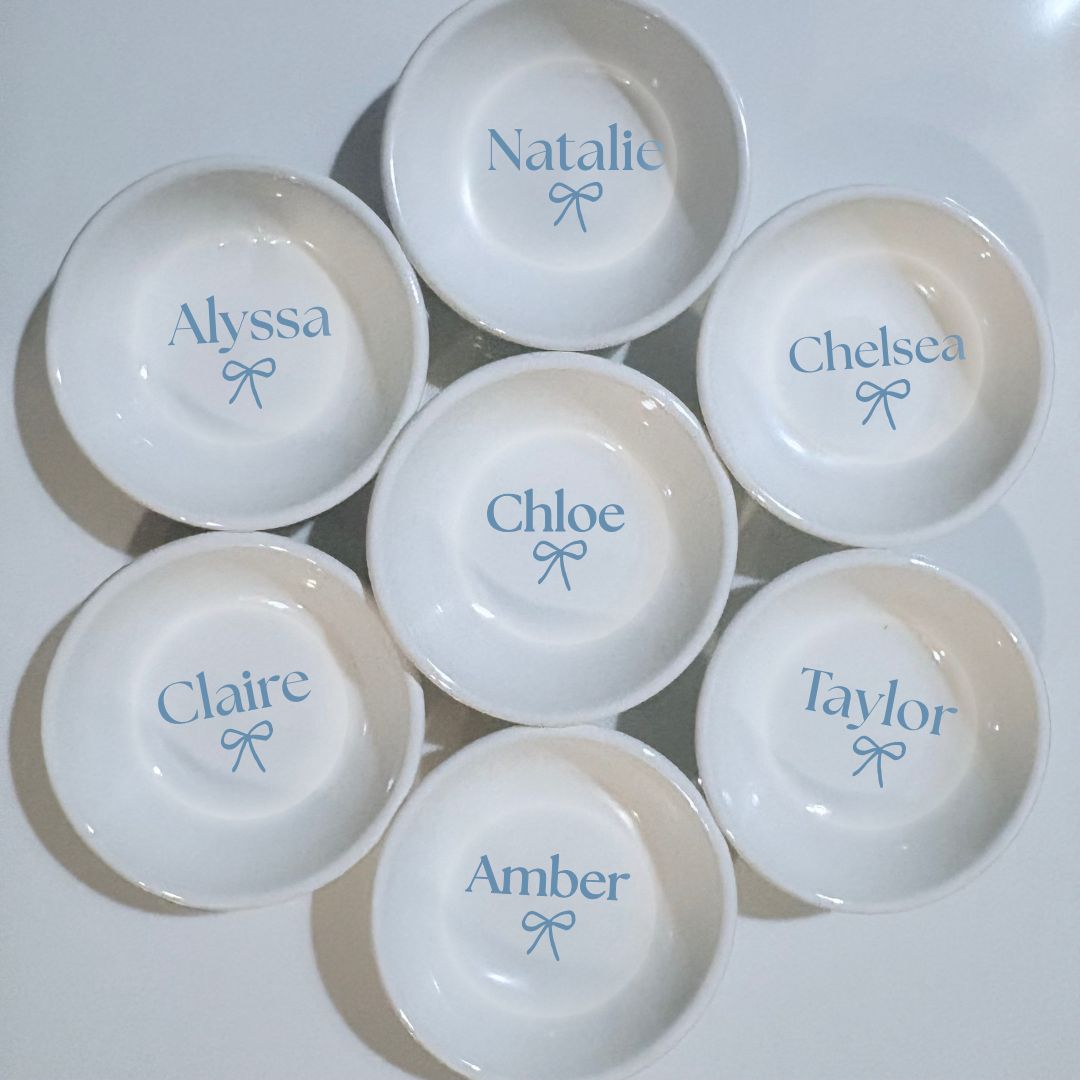 Personalized Trinket Dish with Gift box