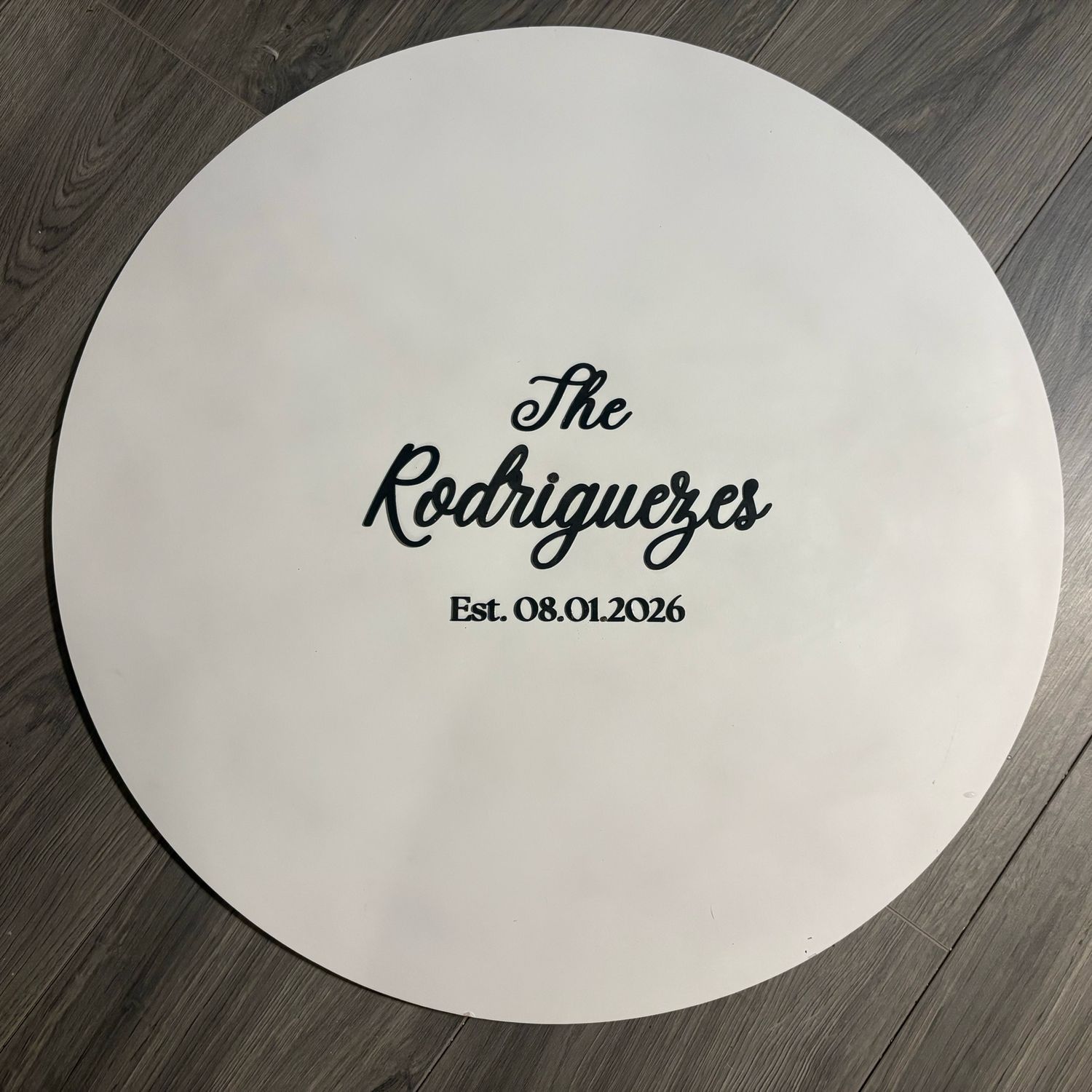 3D Wooden Guest Book Sign — Personalized Wedding Guestbook Alternative