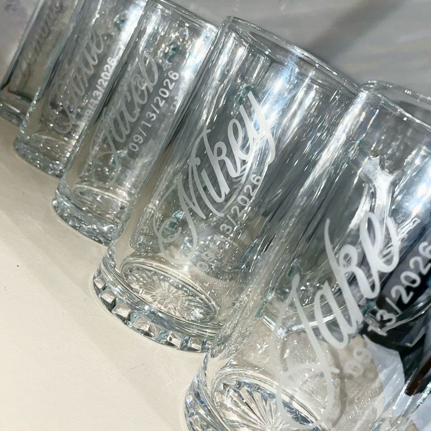 Etched Glasses Drinkware