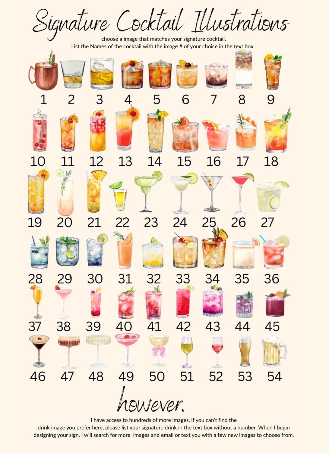 Signature Drinks Mini