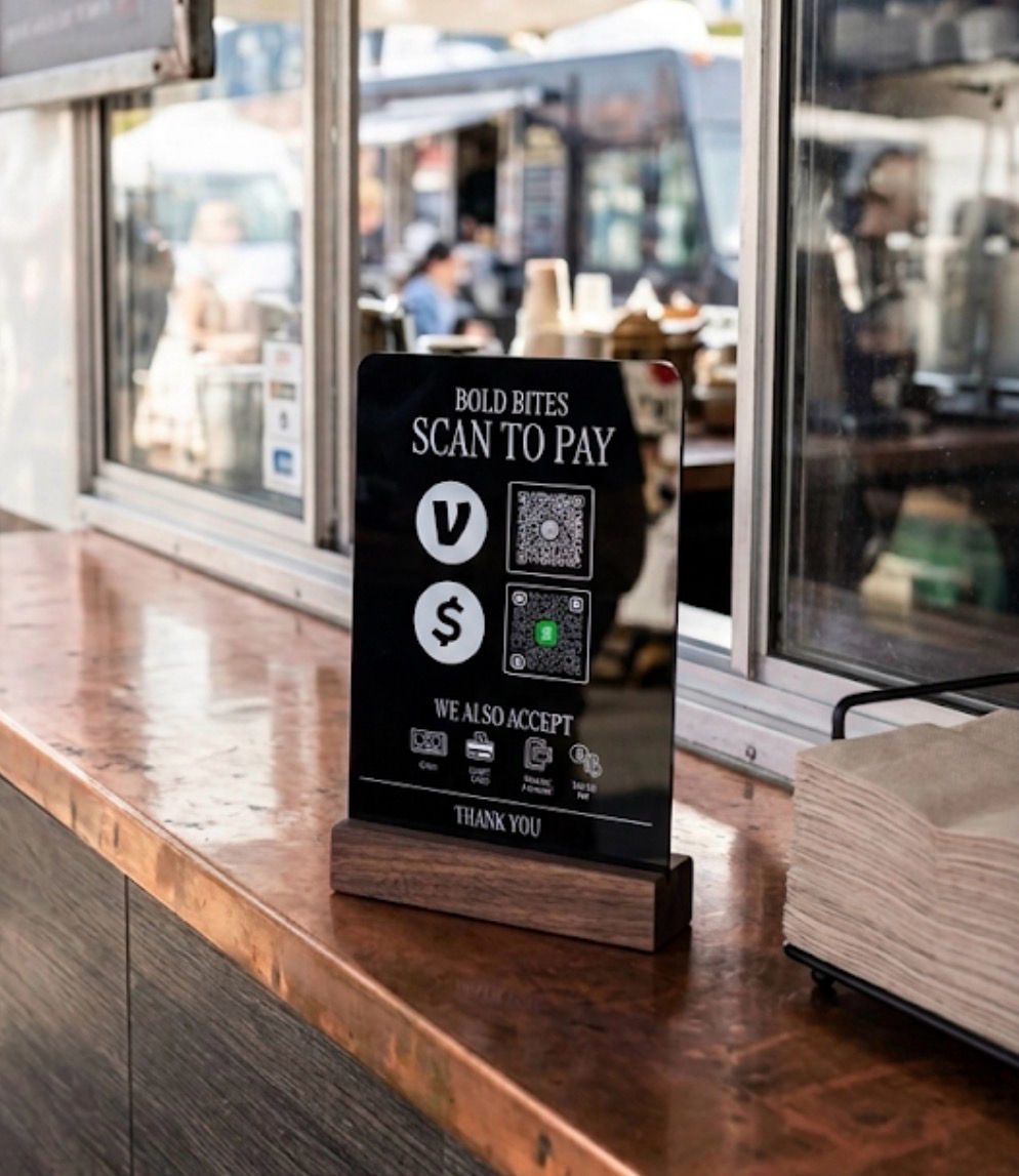 Basic Business QR CODE Sign