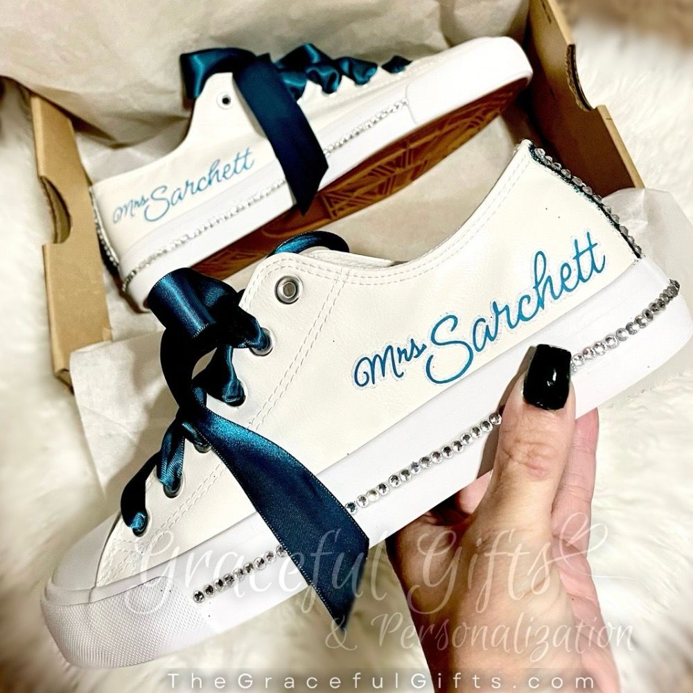 Custom Wedding Bridal Sneakers