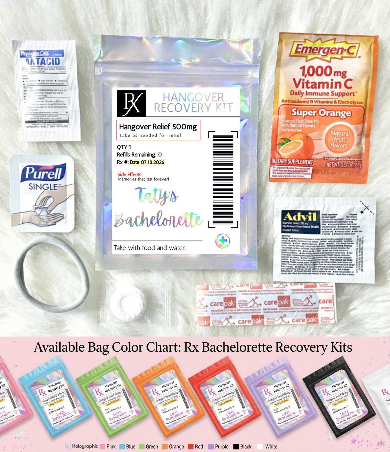 Survival // Hangover Kits // Design Your Own
