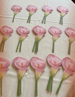 Custom Themed Placecards