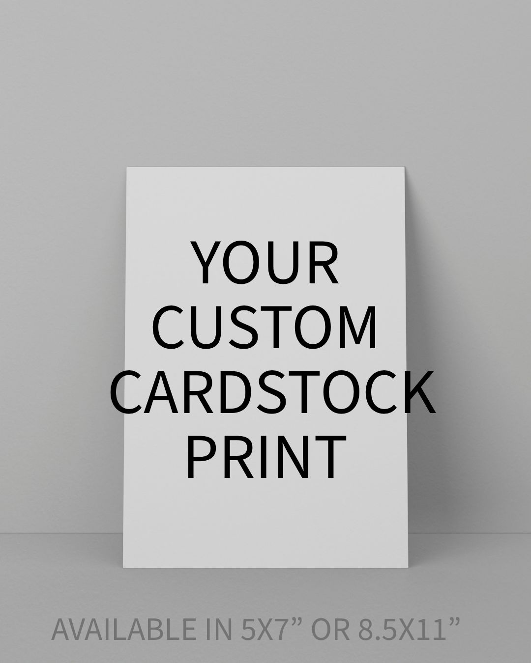 Your Custom Print