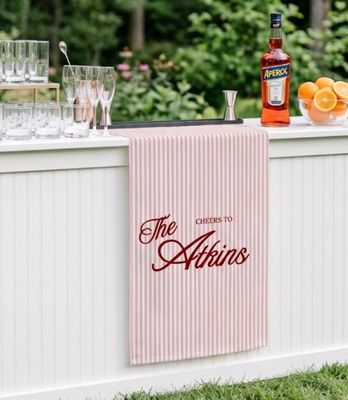 Fabric Bar Banner