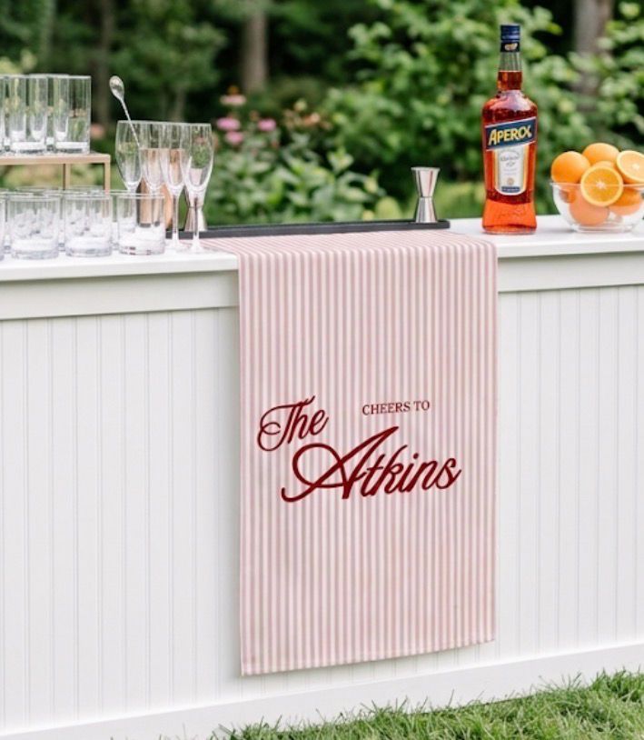 Fabric Bar Banner