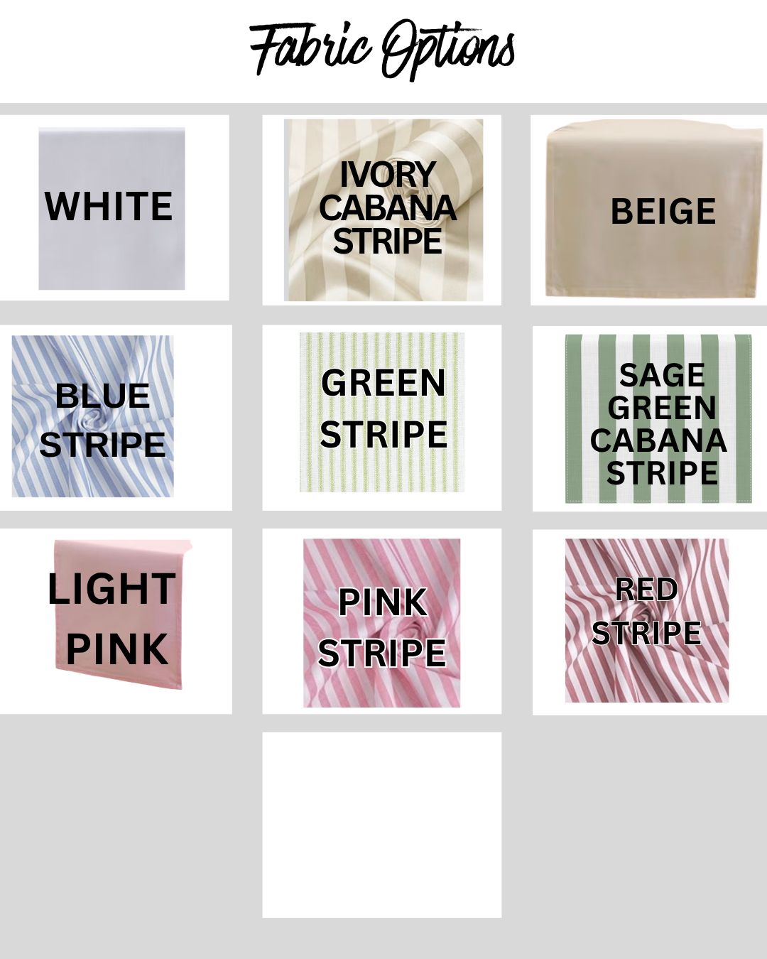 Fabric Bar Banner