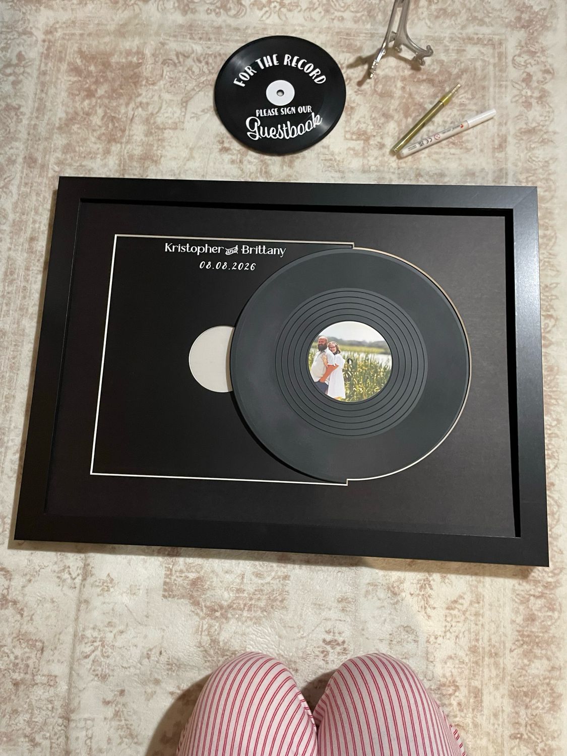 Customizable Wedding Record Guest book