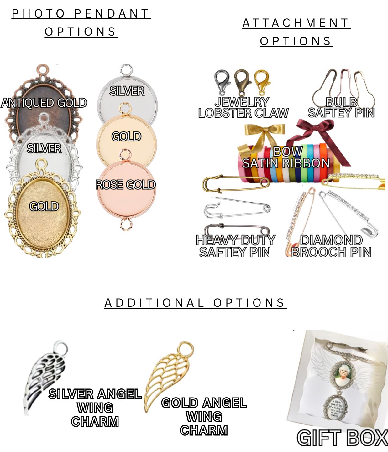 Memorial Pendants Custom Photo Charms