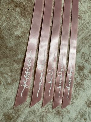 Personalized Ribbon // Bows With names