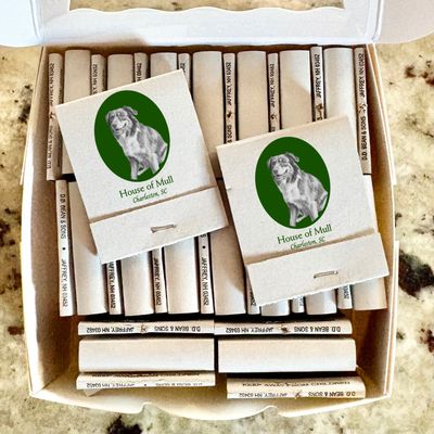Custom Graphic Designed MATCHBOOK or MATCHBOX Favors