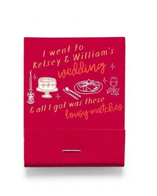 Lousy Matchds MATCHBOOK or MATCHBOX Wedding Favors