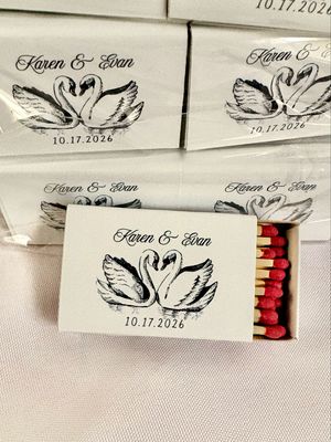 Love Swans MATCHBOOKS