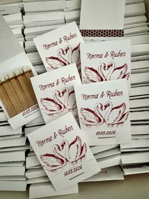 Love Swans MATCHBOOKS