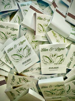 Love Swans MATCHBOOKS