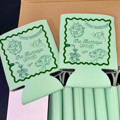 Coquette Wedding Koozies