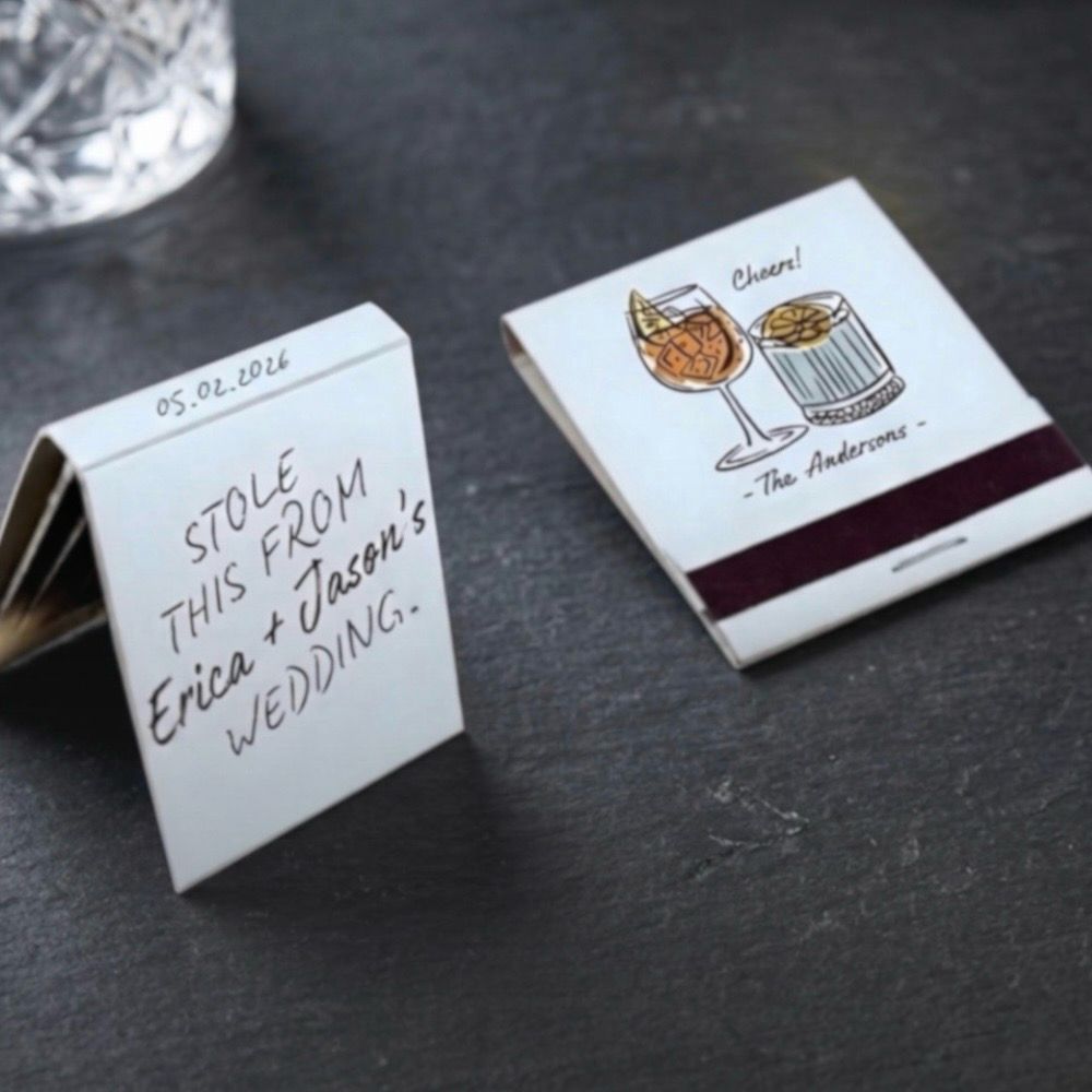 Stolen Cocktail MATCHBOOK or MATCHBOX Favor