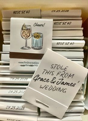 Stolen Cocktail MATCHBOOK or MATCHBOX Favor