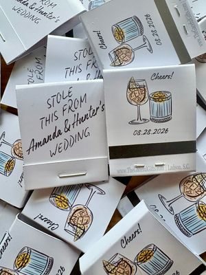 Stolen Cocktail MATCHBOOK Favor