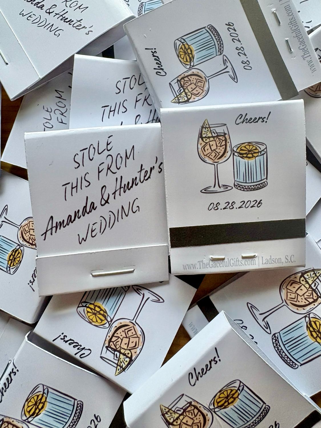 Stolen Cocktail MATCHBOOK Favor