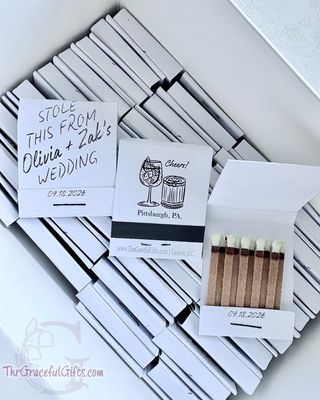 Stolen Cocktail MATCHBOOK Favor