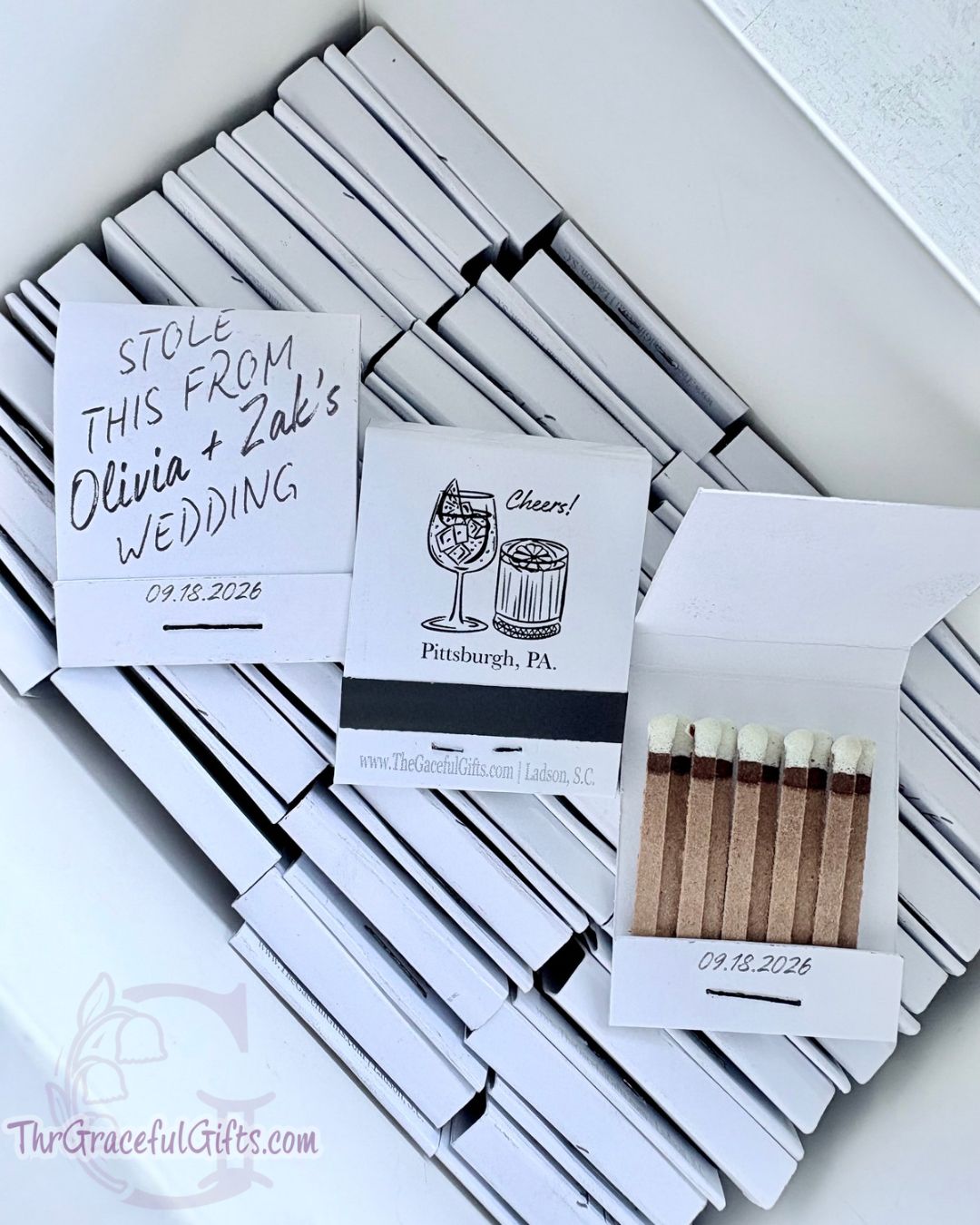 Stolen Cocktail MATCHBOOK Favor