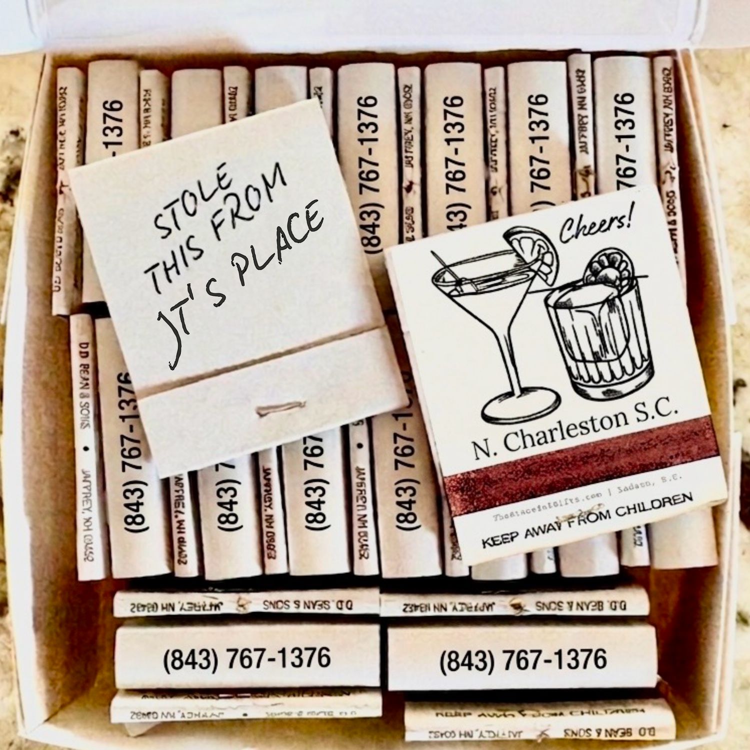 Stolen Cocktail MATCHBOOK Favor
