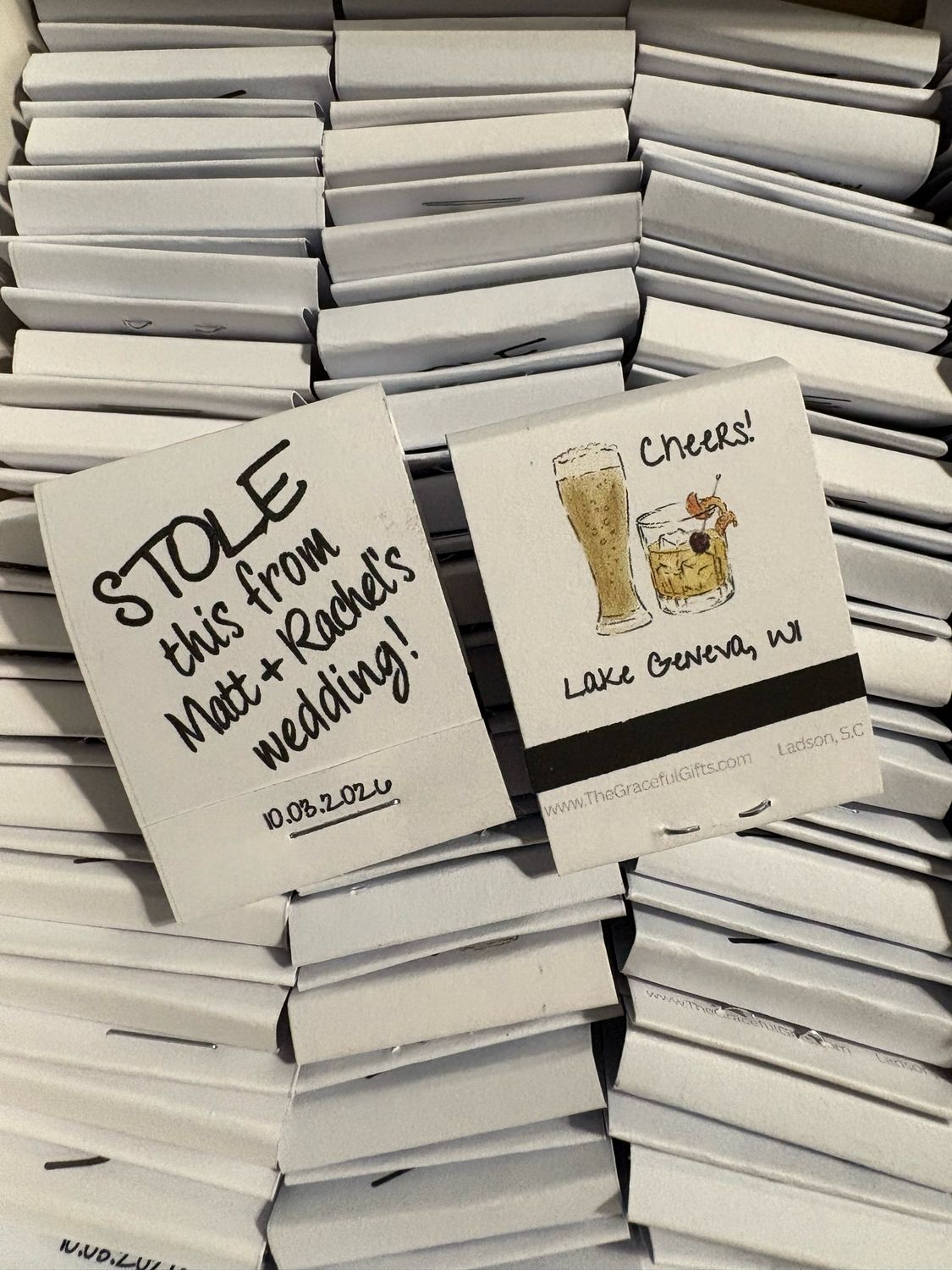 Stolen Cocktail MATCHBOOK Favor