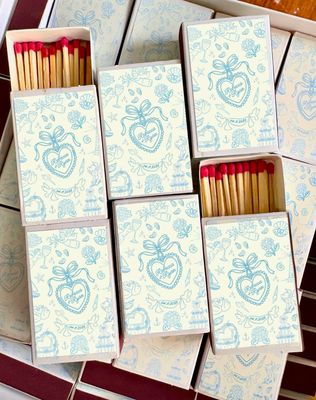 YOUR Wedding Collage Aesthetic MATCHBOOK or MATCHBOX Wedding Favors