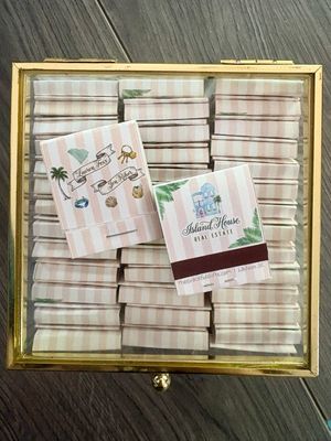 YOUR Love Story Collage MATCHBOOK or MATCHBOX Wedding Favors