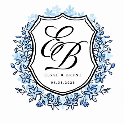 Wedding Logo Crest ANY Custom Design - Digital Download