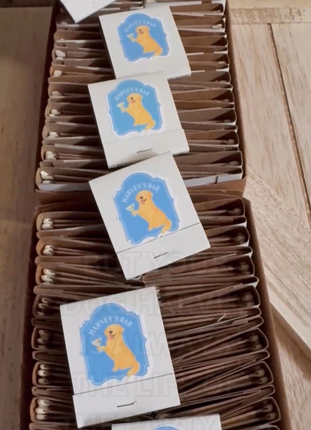 Pet Cheers Illustration MATCHBOOK or MATCHBOX