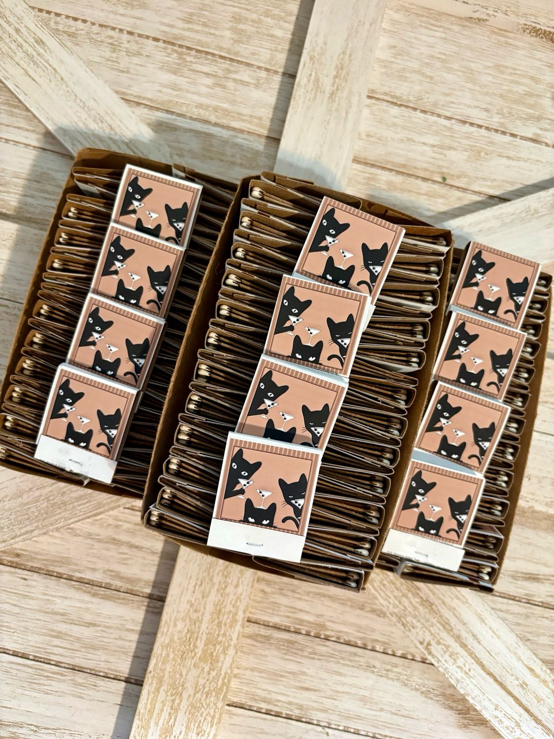 Pet Cheers Illustration MATCHBOOK or MATCHBOX