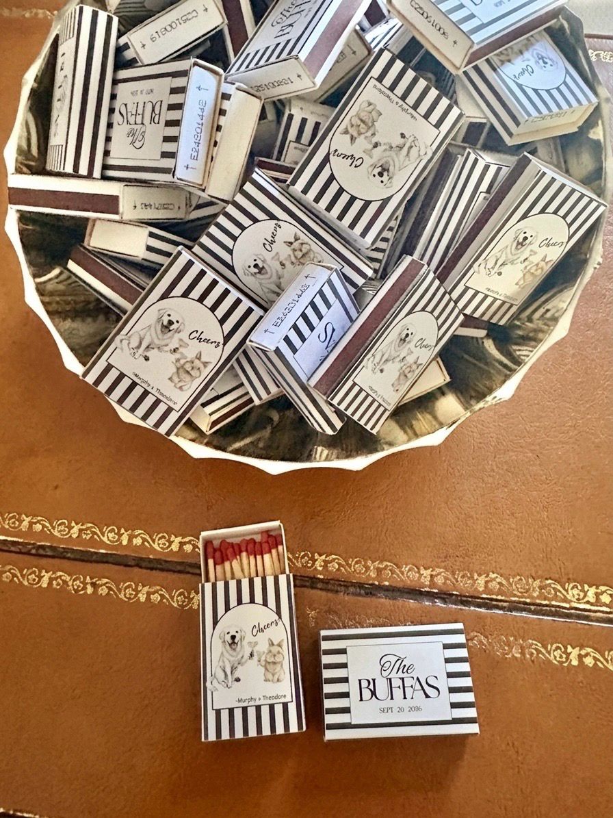 Pet Cheers Illustration MATCHBOOK or MATCHBOX