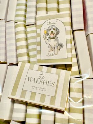 Pet Cheers Illustration MATCHBOOK or MATCHBOX