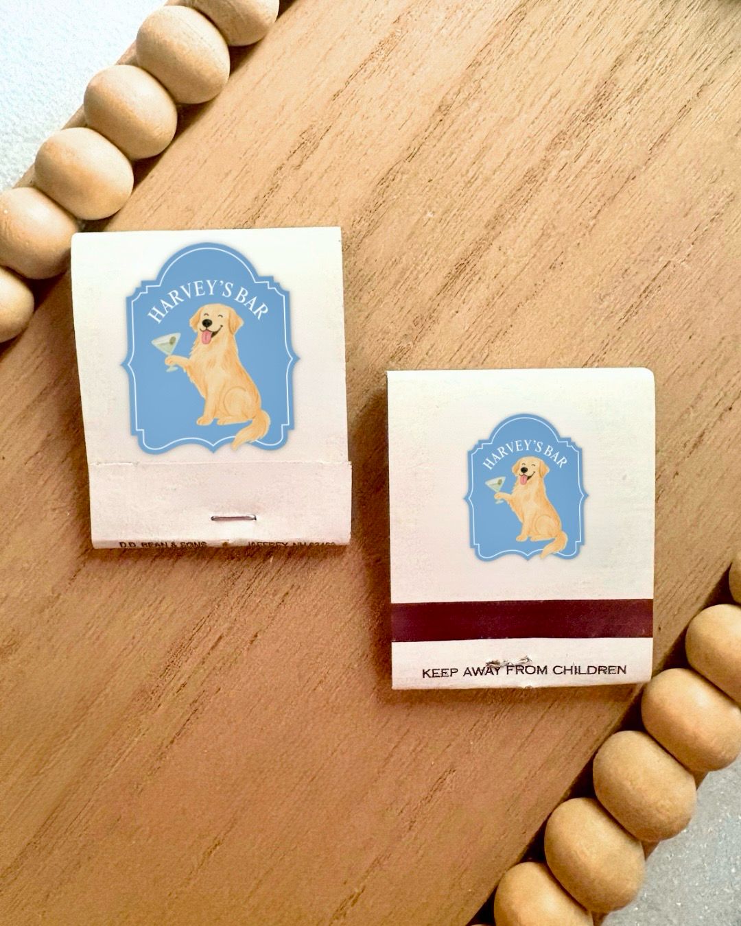 Pet Cheers Illustration MATCHBOOK or MATCHBOX