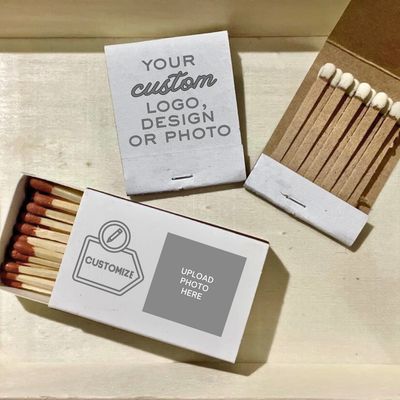 Custom Matchbook / Matchbox Upload your Design or Logo