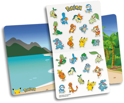 Pokémon 25 Anniversary Birthday Stickers 2021