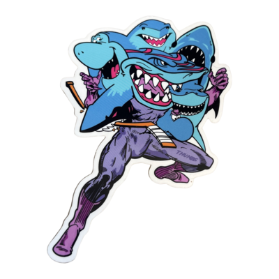 Thumbs Sticker "Self Loathing Sharks"