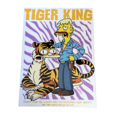 Thumbs Sticker &quot;Tiger King&quot;
