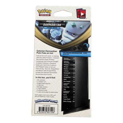 Pokémon Galarian Darmanitan - Darkness Ablaze Theme Deck​