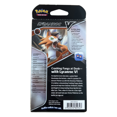 Pokémon Lycanroc V Battle Deck