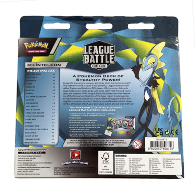 Pokémon Inteleon Vmax League Battle Deck