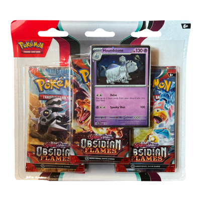 Pokémon Scarlet &amp; Violet: Obsidian Flames 3-Pack Blister