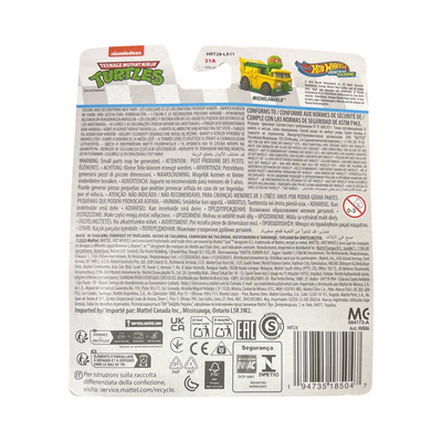 Hot Wheels - Racer Verse - Turtles - Michelangelo